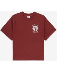 Sporty & Rich - Hotel & Club Short-Sleeved Cropped T-Shirt - Lyst