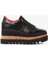 Stella McCartney - Sneak-Elyse Platform Lace-Up Sneakers - Lyst