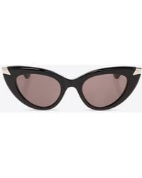 Alexander McQueen - Punk Rivet Cat-Eye Sunglasses - Lyst