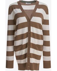 Max Mara - Cardigan With 1951 Lettering - Lyst