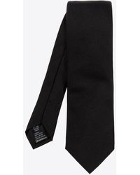 Dolce & Gabbana - Silk Tie With Pointed Tip - Lyst