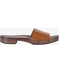 Miu Miu - Patent Leather Clogs - Lyst