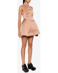 Marni - Duchess Satin Mini Dress - Lyst