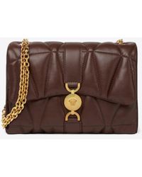 Versace - Kleio Quilted Leather Crossbody Bag - Lyst