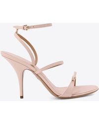 Ferragamo - Ariel 95 Patent Leather Sandals - Lyst