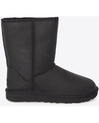 UGG - Classic Short Leather Boots - Lyst