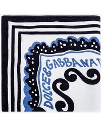 Dolce & Gabbana - Marina Print Beach Towel - Lyst