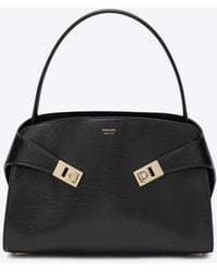 Ferragamo - Medium Hug Two-Tone Leather Shoulder Bag - Lyst