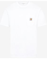 Carhartt - Logo-Patch Short-Sleeved T-Shirt - Lyst