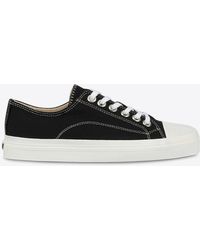 Moschino - Edge Low-Top Canvas Sneakers - Lyst