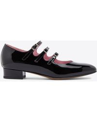CAREL PARIS - Ariana Patent Leather Mary-Jane Flats - Lyst