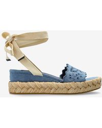 Jimmy Choo - Arlee 60 Flatform Wedge Sandals - Lyst