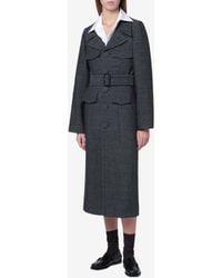 NAMACHEKO - Belted Wool Coat - Lyst