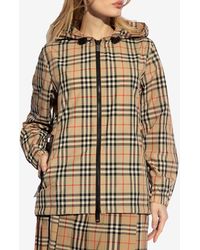 Burberry - Vintage Check Water-Proof Jacket - Lyst