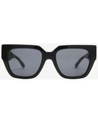 Versace - Medusa Chain Square Sunglasses - Lyst