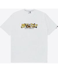 Aape - Moonface Graphic Printed Crew Neck T-Shirt - Lyst