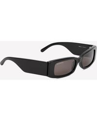 Balenciaga - Acetate Rectangular Sunglasses - Lyst