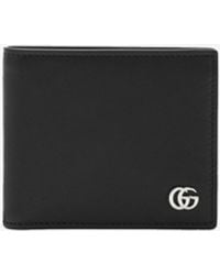 Gucci - Gg Marmont Leather Bi-Fold Wallet - Lyst