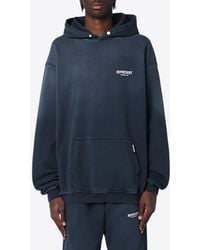 Represent - Oversized Washed Logo Hooded Sweatshirt - Lyst