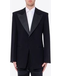 Ferragamo - Single-Breasted Tuxedo Blazer - Lyst