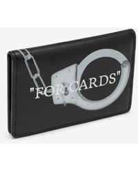 Off-White c/o Virgil Abloh - Quote Bookish Leather Folding Cardholder - Lyst