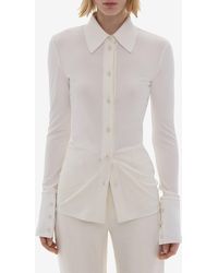 Helmut Lang - Long-Sleeved Fitted Shirt - Lyst