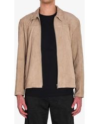Arma - Hardin Zip-Up Suede Jacket - Lyst