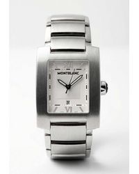 Montblanc - Profile Stainless Steel Quartz Watch - Lyst