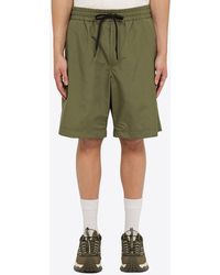 3 MONCLER GRENOBLE - Patched Logo Bermuda Shorts - Lyst