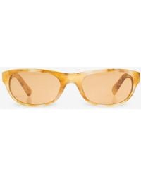 Jacquemus - Logo Print Square Sunglasses - Lyst