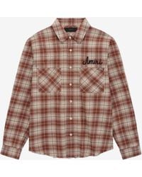 Amiri - Flannel Check Button-Up Shirt - Lyst