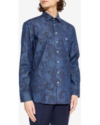 Etro - Paisley Jacquard Long-Sleeved Shirt - Lyst