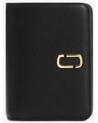 Marc Jacobs - The Mini J Marc Compact Leather Wallet - Lyst