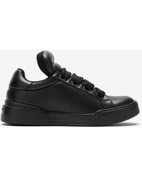 Dolce & Gabbana - Mega Skate Leather Low-Top Sneakers - Lyst