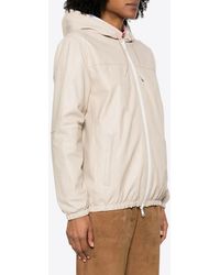 P.A.R.O.S.H. - Mitra Reversible Leather Zip-Up Jacket - Lyst