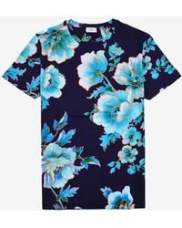 Etro - Short-Sleeved Floral T-Shirt - Lyst