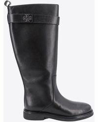 Tory Burch - Double T Utility Knee-High Boots - Lyst