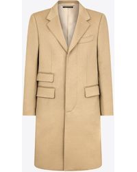 Tom Ford - Wool-Cashmere Notched Lapel Coat - Lyst