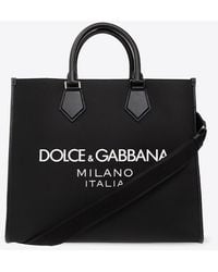 Dolce & Gabbana - Logo Tote Bag - Lyst