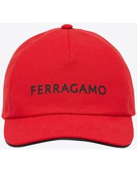 Ferragamo - Rubberized Logo Baseball Cap - Lyst