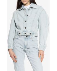 Givenchy - Short Denim Jacket - Lyst