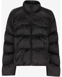 Balenciaga - Logo Jacquard Puffer Jacket - Lyst