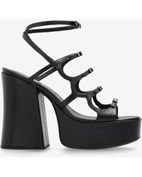 Marc Jacobs - Kiki 125 Leather Platform Sandals - Lyst