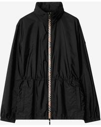 Burberry - Zip-Up Technical Jacket - Lyst