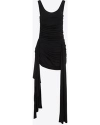 Mugler - Draped Sleeveless Mini Dress - Lyst