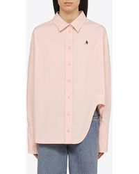 The Attico - Diana Long-Sleeved Button-Up Shirt - Lyst
