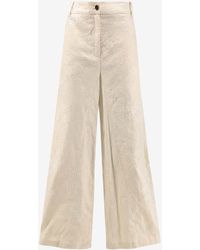 Pinko - Ivu Linen Flared Pants - Lyst