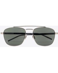 Saint Laurent - Aviator-Shaped Sunglasses - Lyst