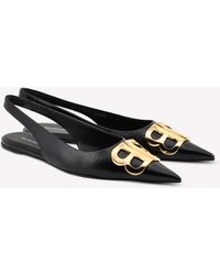 balenciaga slingback flats