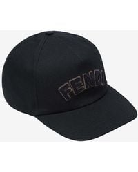 Fendi - Logo Patch Baseball Cap - Lyst